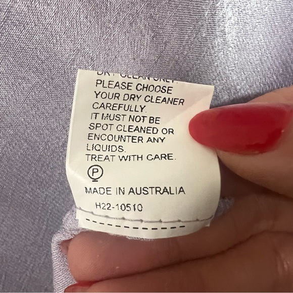 NEW NWT Bec + Bridge Moon Dance Strapless Maxi Dress Lilac Light Purple - Picture 9 of 9